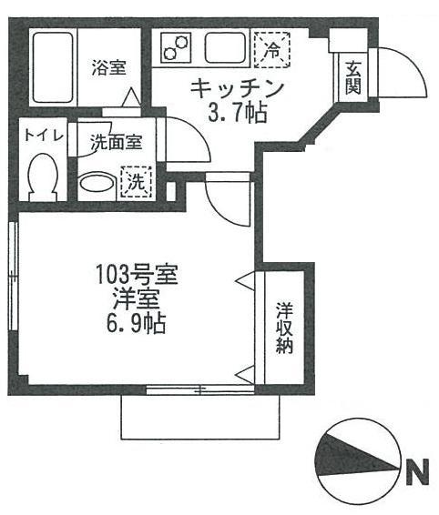 マメゾンの間取り