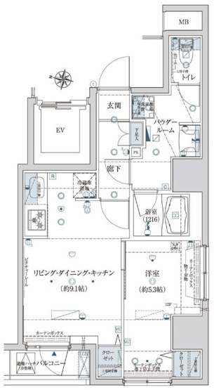 【間取り】 | EsTRUTH　IRIYA　