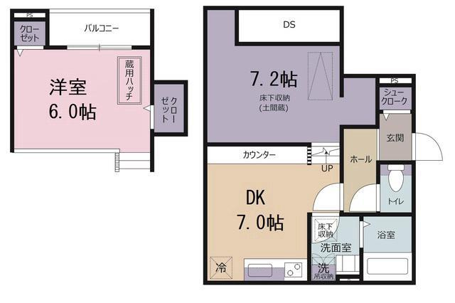 メゾン　ド　リーヴの間取り