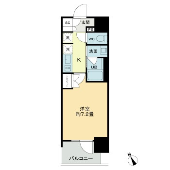 ザ・ライオンズフォーシア今池の間取り