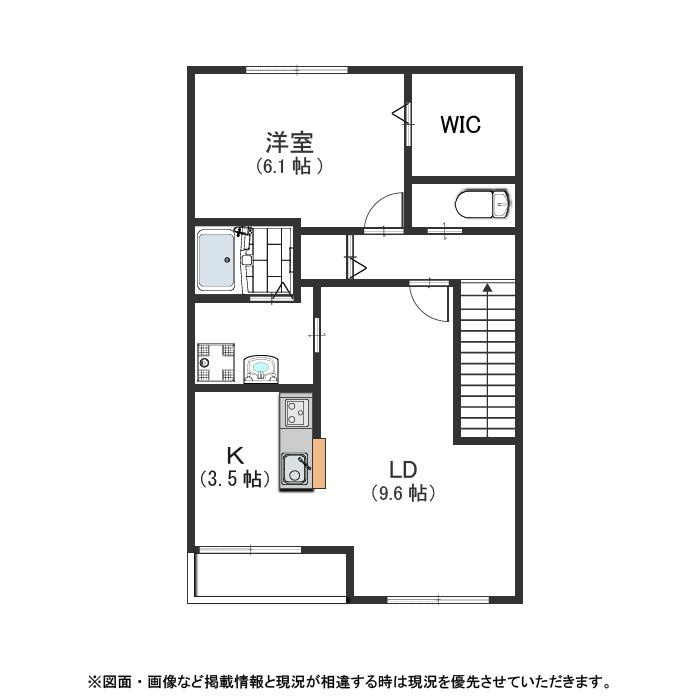 フィカーサ東岸和田　Ａの間取り