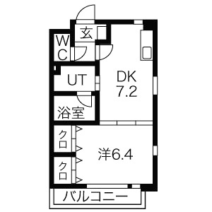 プレステージ金城の間取り