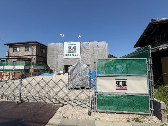 仮）港区東茶屋新築アパートの外観|建築現場