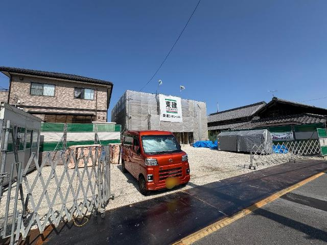 仮）港区東茶屋新築アパートの外観|建築現場