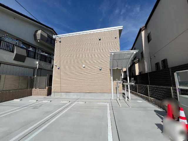 栄生　Ｍ’ｓ　ｃｏｕｒｔの外観|建築現場