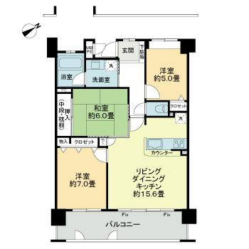エイルマンション西池町の間取り