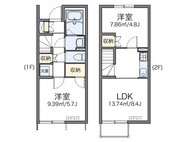 レオネクスト源藤Ⅴの間取り