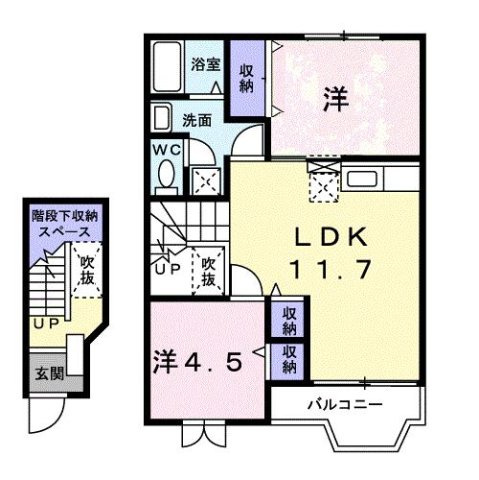 セレーノⅠの間取り
