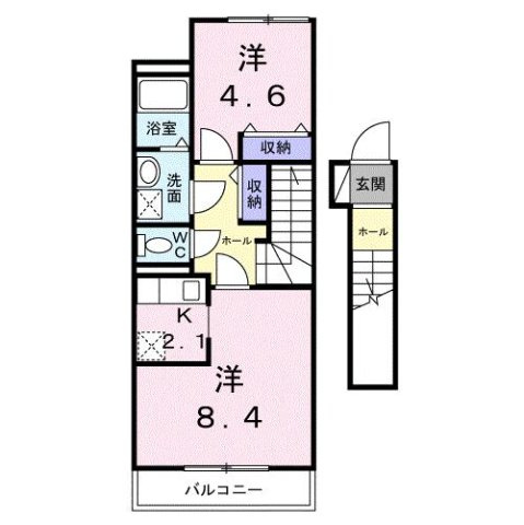 エミールシャランⅡの間取り