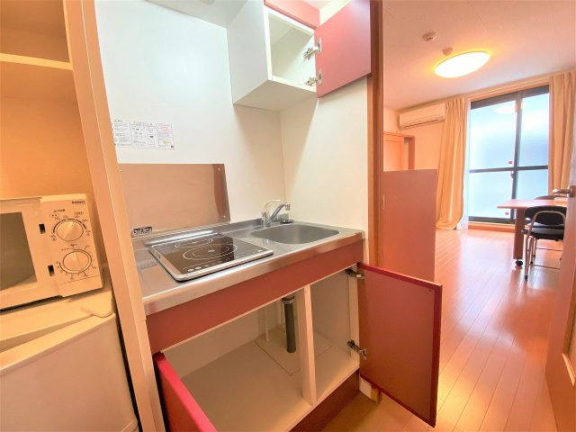 レオパレスさそらのキッチン|設備・使用は号室により異なる為、現況を優先致します。