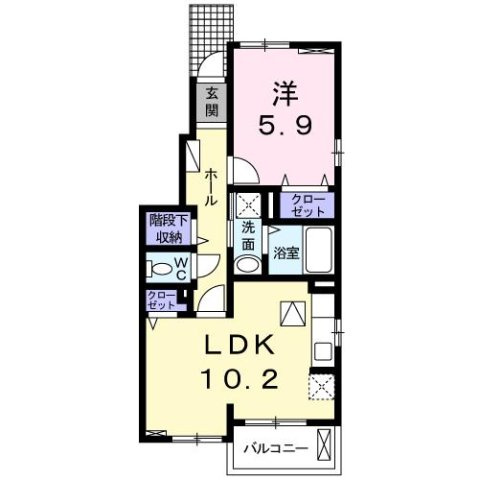 クラール　メゾンの間取り