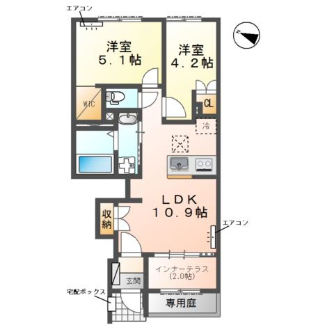 クレリエールの間取り