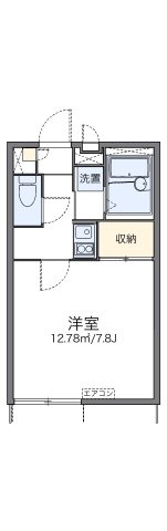 レオパレス沙羅ノ木の間取り