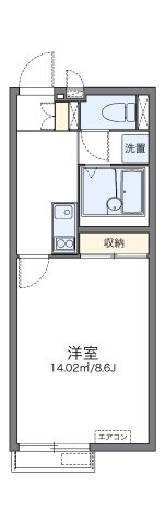 レオネクストリバーサイド橘の間取り