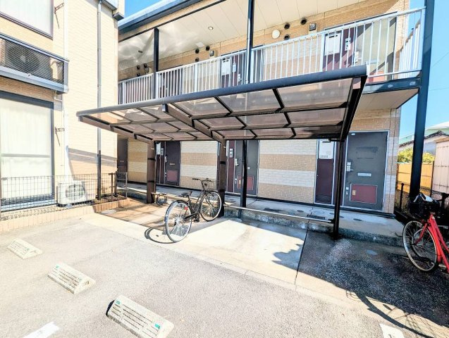 レオパレス夢見の周辺|駐輪場