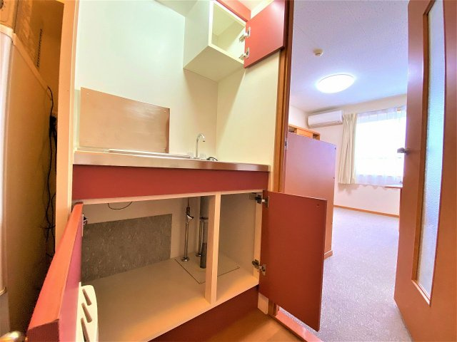 レオパレス宮崎神宮のキッチン|設備・使用は号室により異なる為、現況を優先致します。