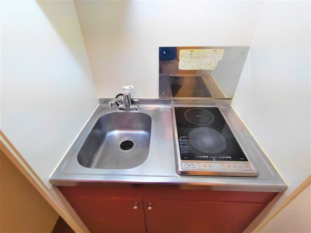 レオパレスＳＣＨＩＥＬＥのキッチン|設備・使用は号室により異なる為、現況を優先致します。