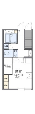 レオパレス火切塚の間取り