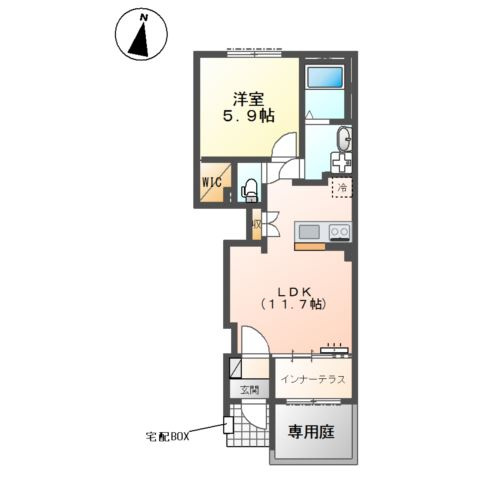 Oriental　Courtの間取り
