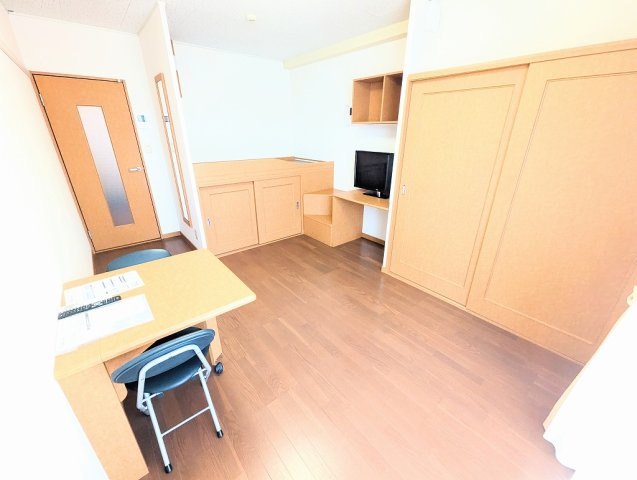 レオパレス輝の居間・リビング|設備仕様は号室により異なる為、現況を優先致します。