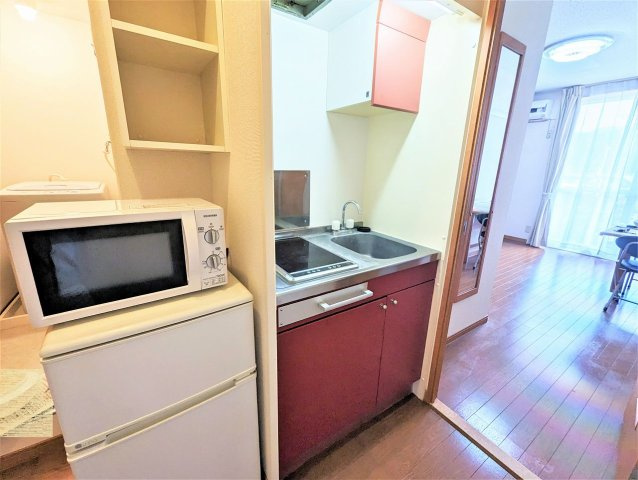 レオパレスひかる２１のキッチン|設備仕様は号室により異なる為、現況を優先致します。