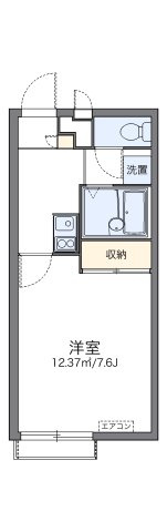 レオパレスみらいの間取り|代表的な間取のため実際の間取とは異なる場合があります