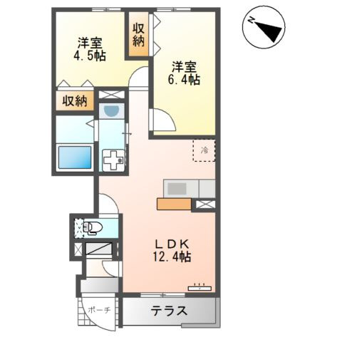 サンタプレイスⅦの間取り