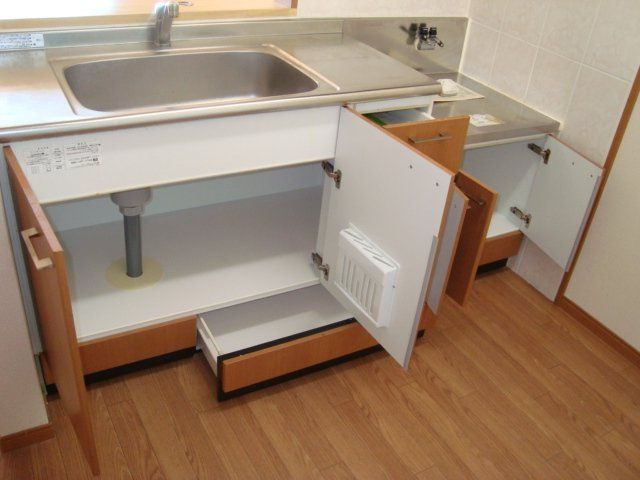 ボヌールの収納|キッチン収納（下部）