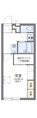 レオパレス源藤Ⅳの間取り