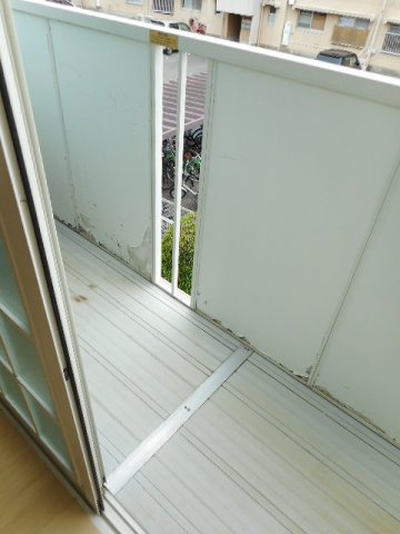 プラネッツあおき　２のバルコニー