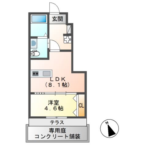 メイプル高洲の間取り