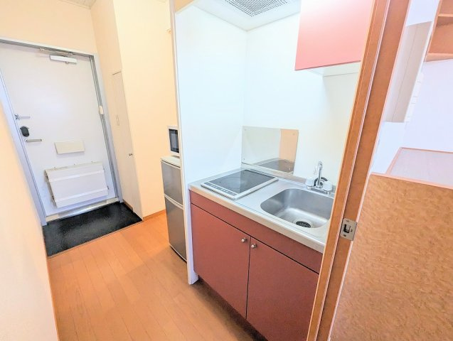 レオパレス源藤Ⅱのキッチン|設備仕様は号室により異なる為、現況を優先します。