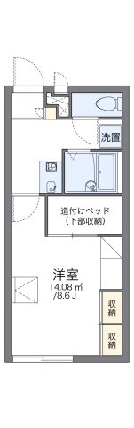 レオパレスえむてぃーの間取り