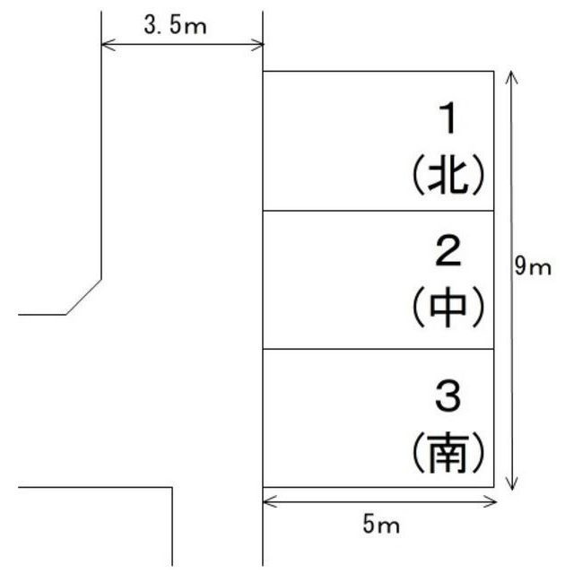 羽島郡笠松町長池の駐車場の間取り