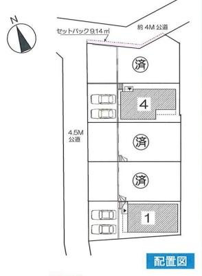横浜市泉区和泉中央南２丁目の新築一戸建の区画図|残り2棟の販売です！
お気軽にお問合せ下さい！