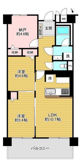 【間取り】 | 都島ロイヤルハイツ