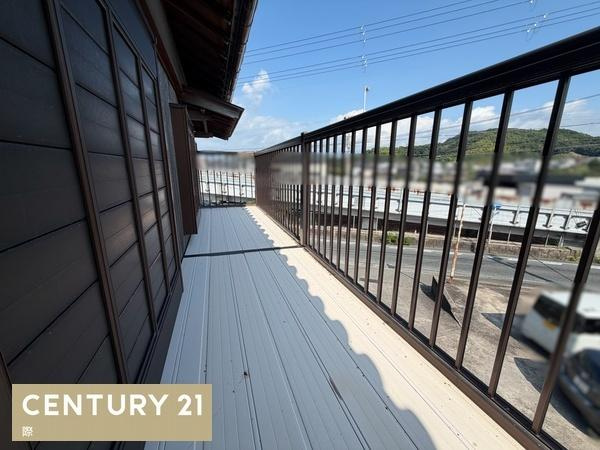 有田川町水尻　中古戸建のバルコニー