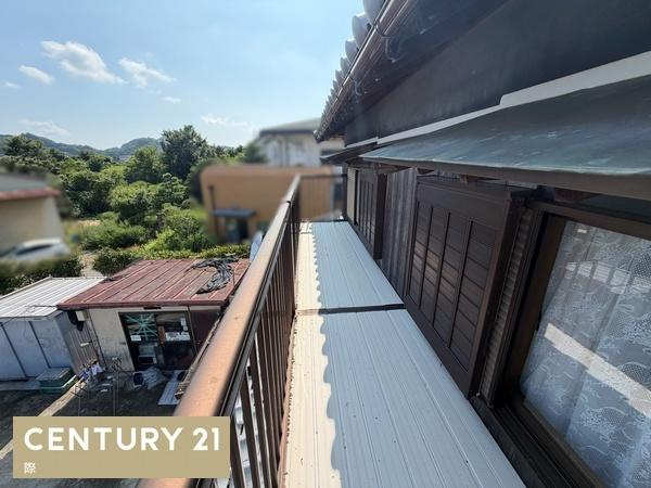 有田川町水尻　中古戸建のバルコニー