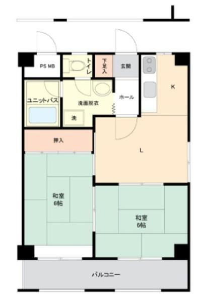 シティハイツ城北の間取り