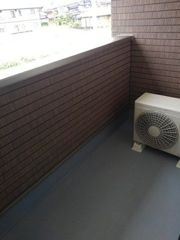 チャク壱番館のバルコニー