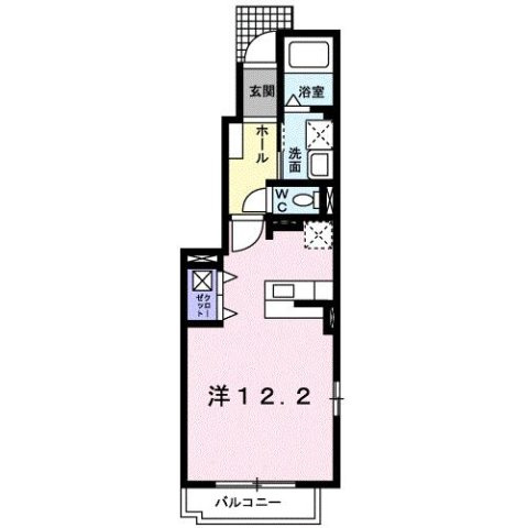グランツ栄信の間取り