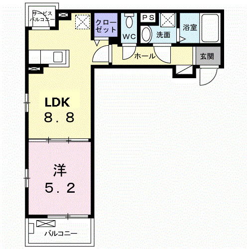 コンフォールの間取り