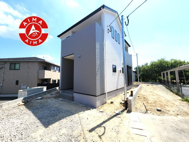 福津市花見の里3丁目第5-2棟（1号棟）の外観|デザイン性のある外観です。