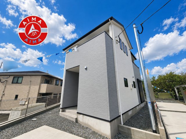 福津市花見の里3丁目第5-2棟（1号棟）の外観|デザイン性のある外観です。