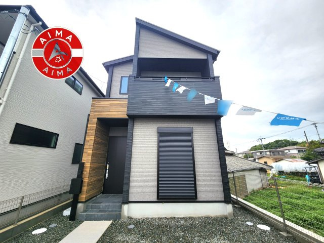 福津市花見の里3丁目第5-2棟（2号棟）の外観|デザイン性のある外観です。