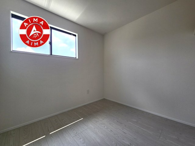 福津市花見の里3丁目第5-2棟（2号棟）の和室|将来的に、琉球畳を引きまして和室風にすることも可能です。