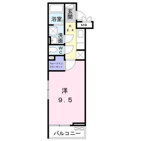 エクシード　Ⅱの間取り