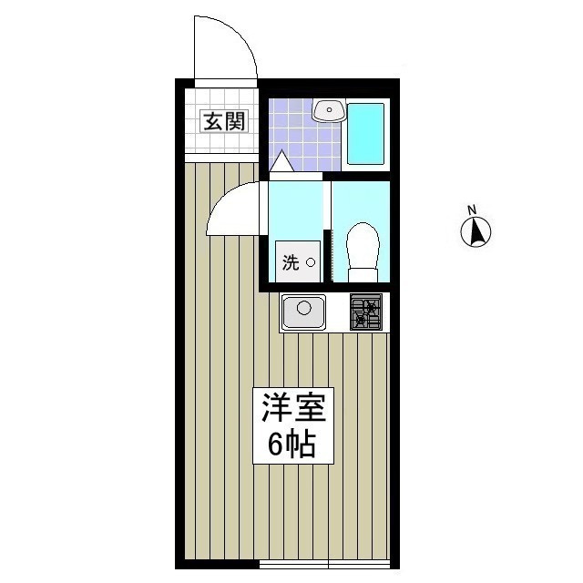 サニーグレイス国立の間取り