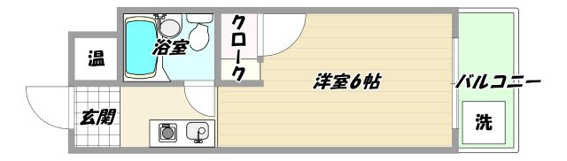 大阪市淀川区野中北１丁目の賃貸マンションの間取り