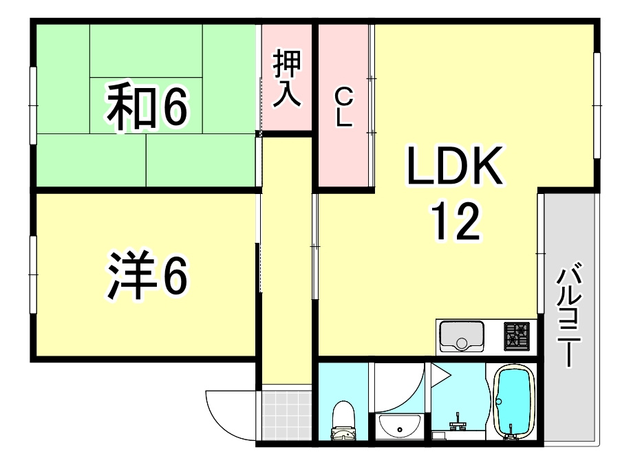 クローカスハイツの間取り